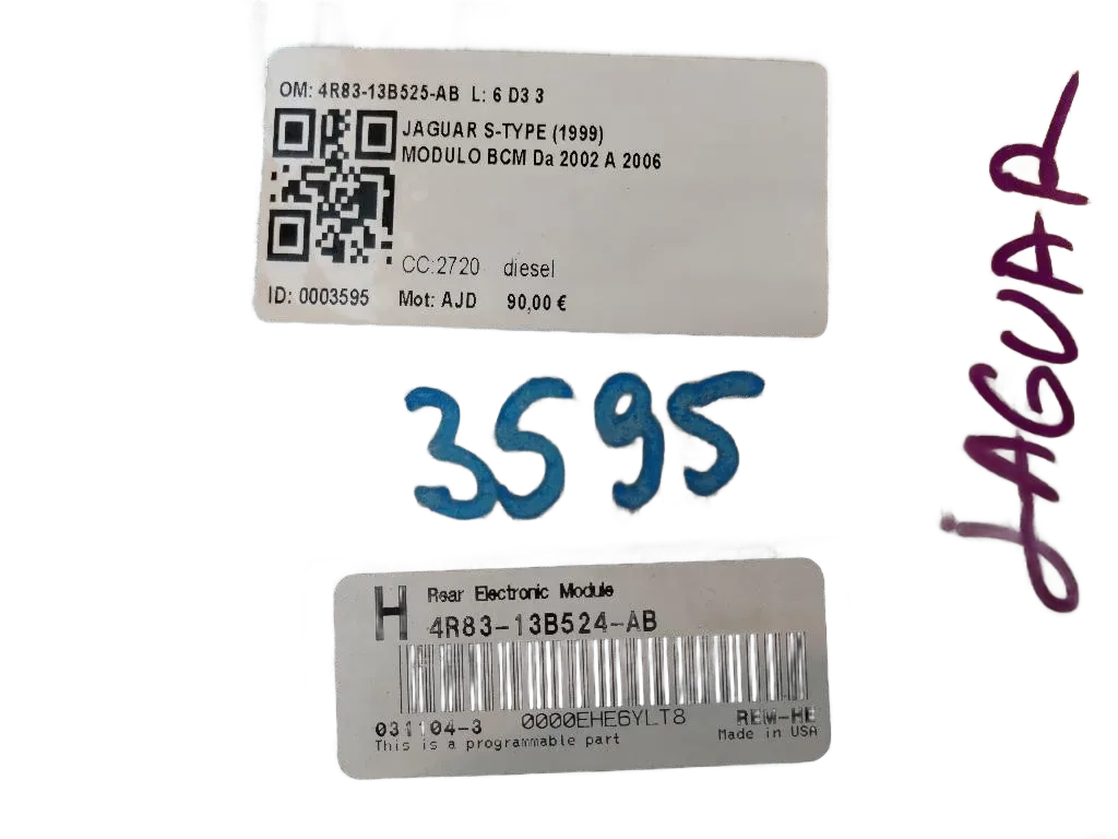 Centralina BCM JAGUAR S-Type 2° Serie