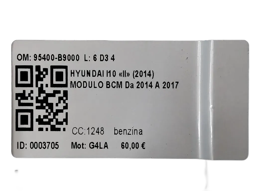 Centralina BCM HYUNDAI i10 2° Serie