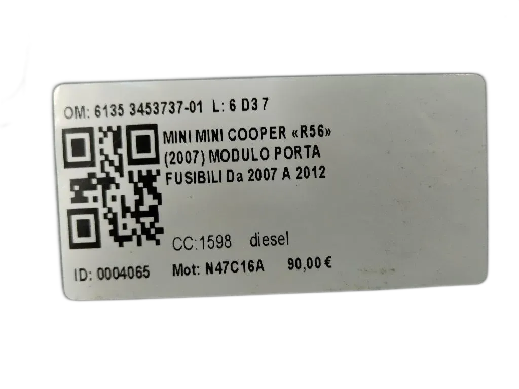 Centralina BCM MINI Cooper 2° Serie