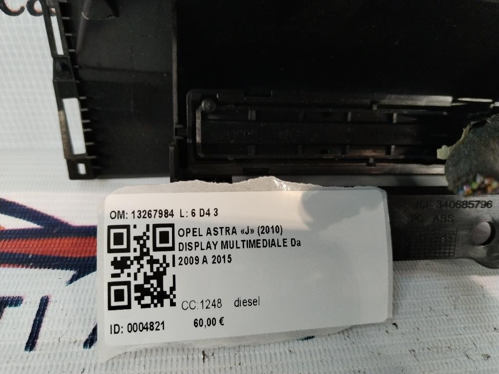 Display OPEL Astra J
