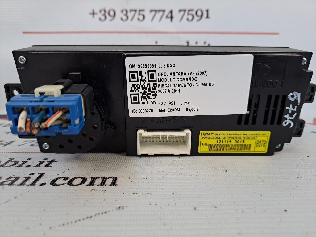 Comandi Clima OPEL Antara Serie