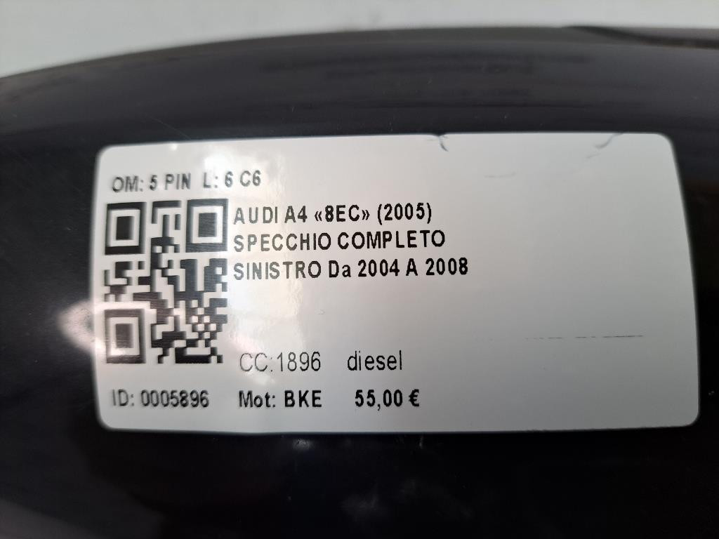 Specchietto Retrovisore Sinistro AUDI A4 Avant (8ED) (04>08)