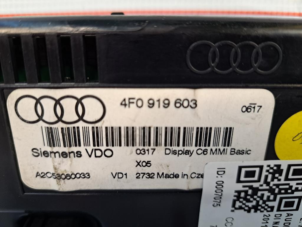 Display AUDI A6 Berlina Serie C6 (4F2) (04>12)