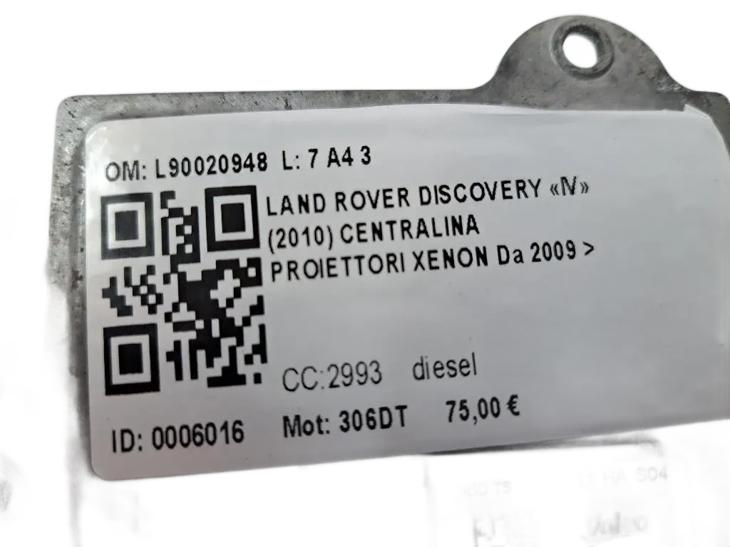 Centralina luci LAND ROVER Discovery Serie IV (10>)