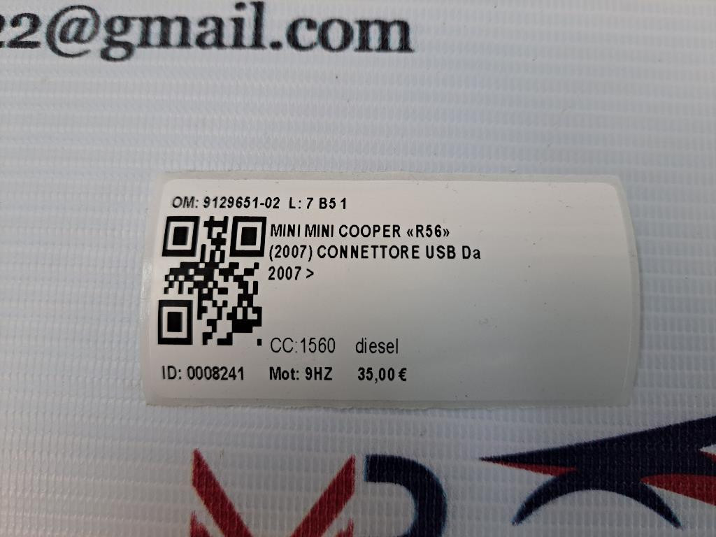 Presa AUX/USB MINI Cooper 2° Serie