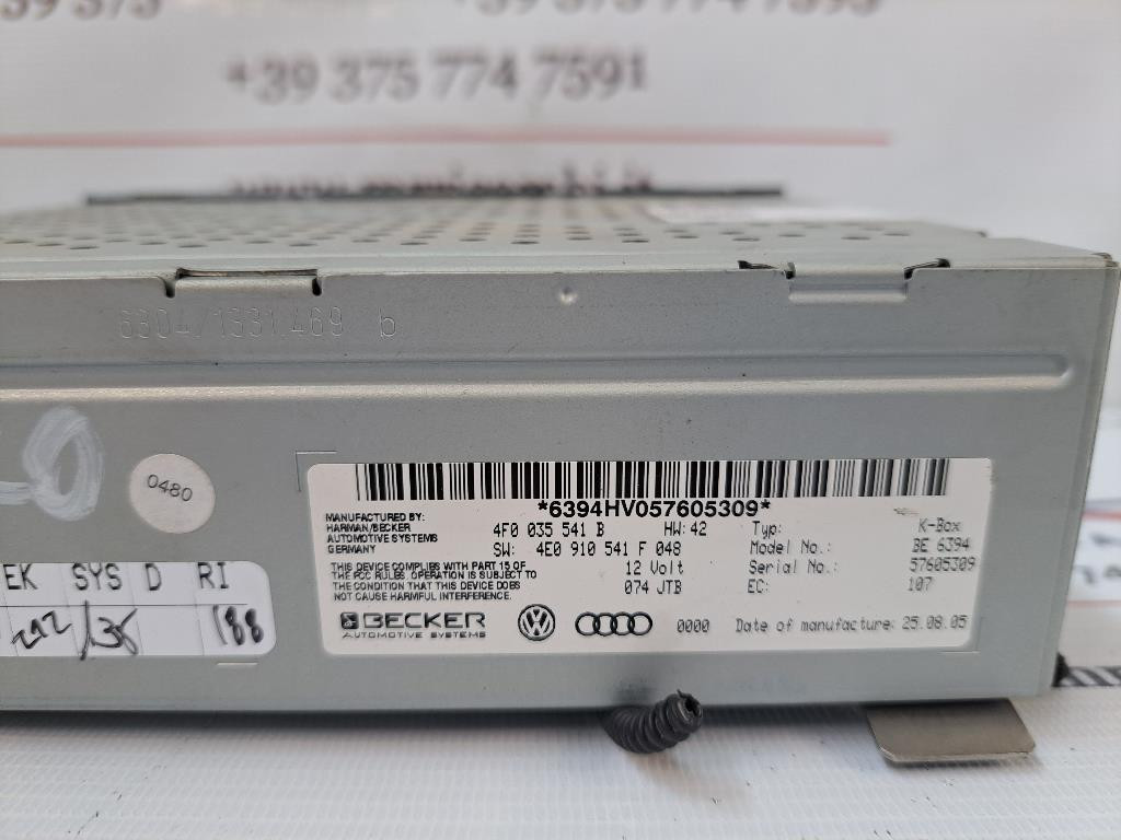 Navigatore AUDI A6 Avant Serie C6 (4F5) (04>12)