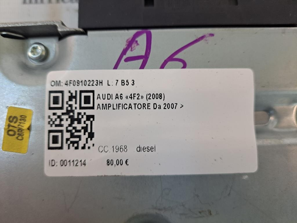 Amplificatore autoradio AUDI A6 Berlina Serie C6 (4F2) (04>12)