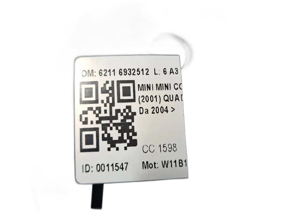 Quadro tachigrafo MINI Cooper 1°  Serie