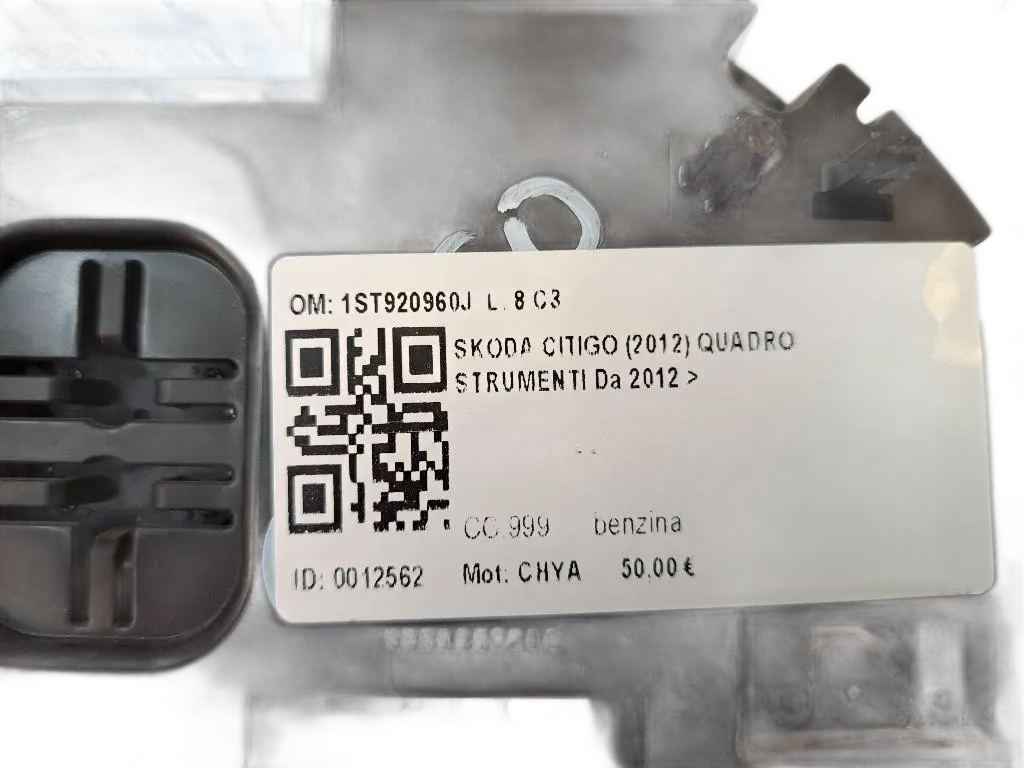 Quadro tachigrafo SKODA Citigo 1° Serie