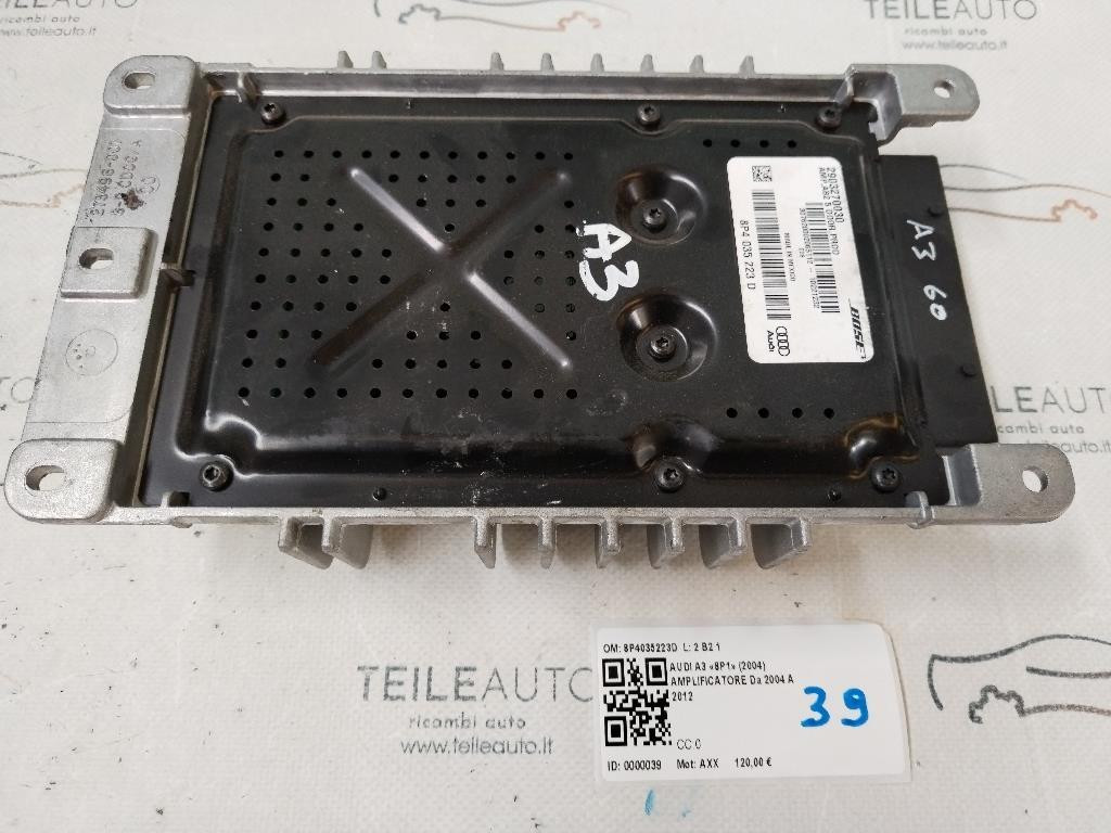Amplificatore autoradio AUDI A3 Serie (8P1) (03>05)