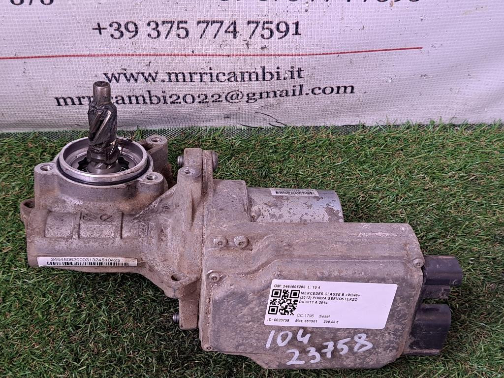 Pompa servosterzo MERCEDES Classe B W246 2° Serie