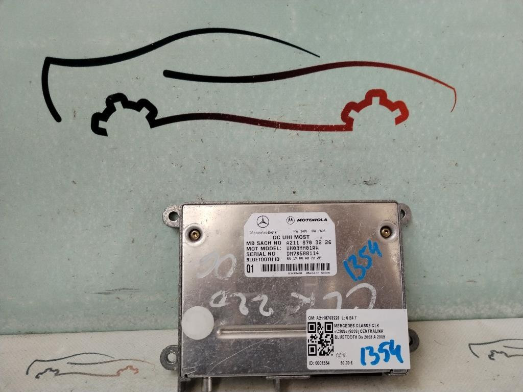 Centralina bluetooth telefono MERCEDES CLK Cabrio W209