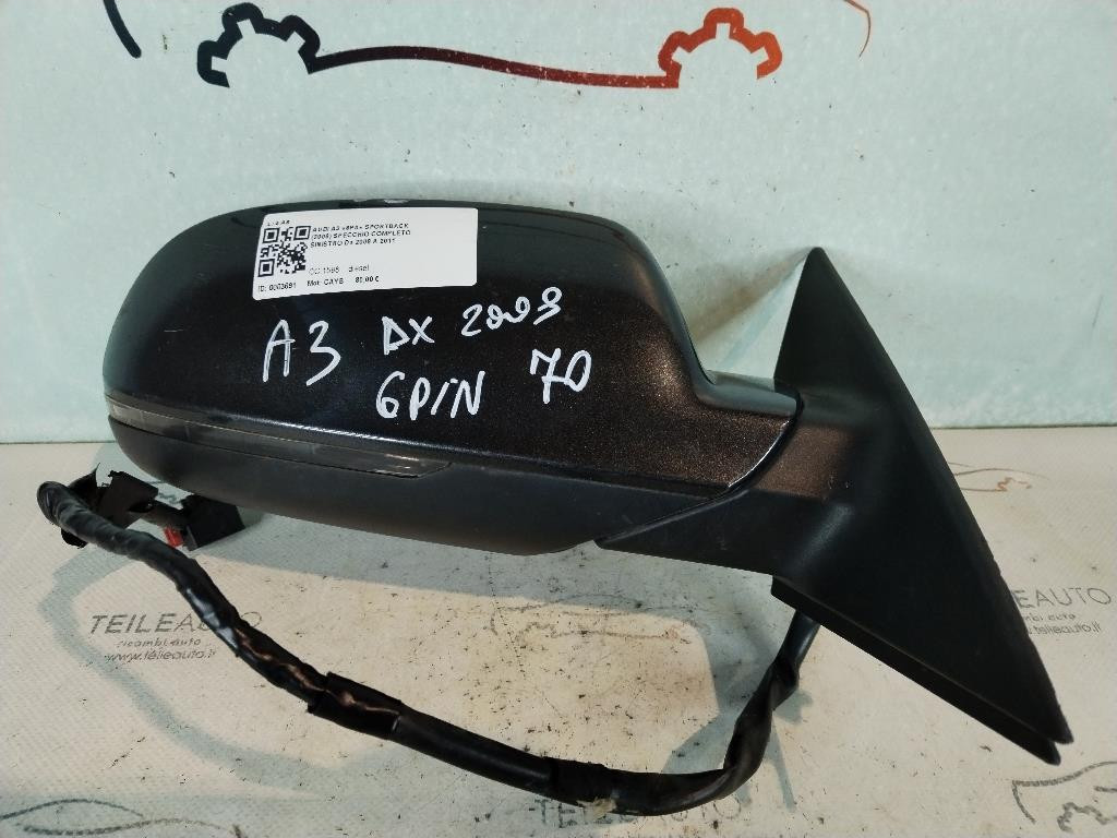 Specchietto Retrovisore Destro AUDI A3 Serie (8P1) (03>05)