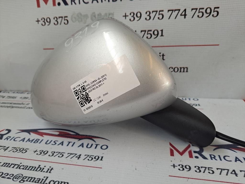 Specchietto Retrovisore Destro OPEL Corsa D 5P 2° Serie
