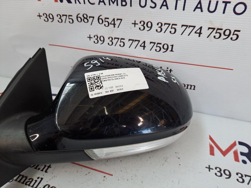 Specchietto Retrovisore Sinistro VOLKSWAGEN Passat Berlina 4° Serie