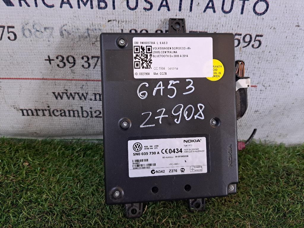 Centralina bluetooth telefono VOLKSWAGEN Scirocco Serie (137) (08>14)