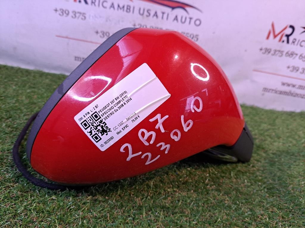 Specchietto Retrovisore Destro PEUGEOT 207 S. Wagon 2° Serie