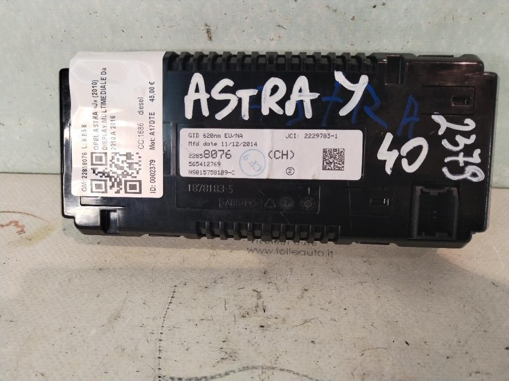 Display OPEL Astra J