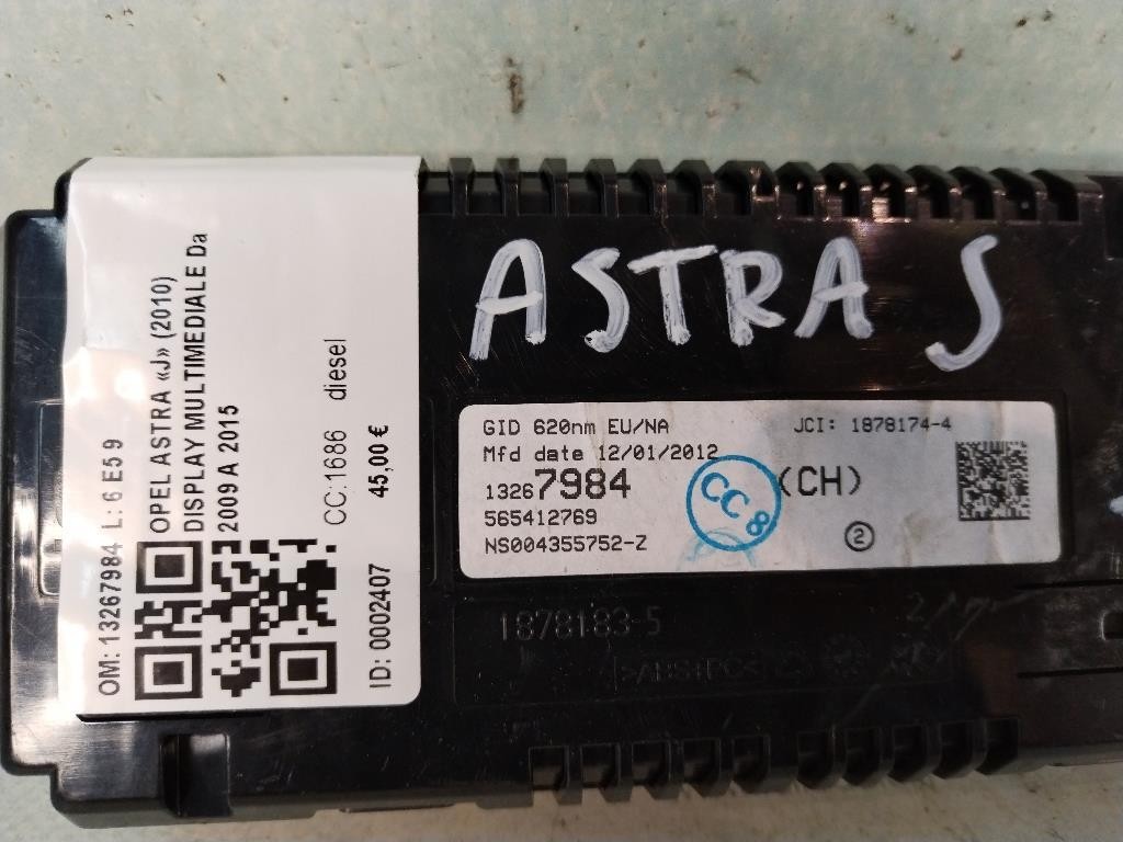 Display OPEL Astra J