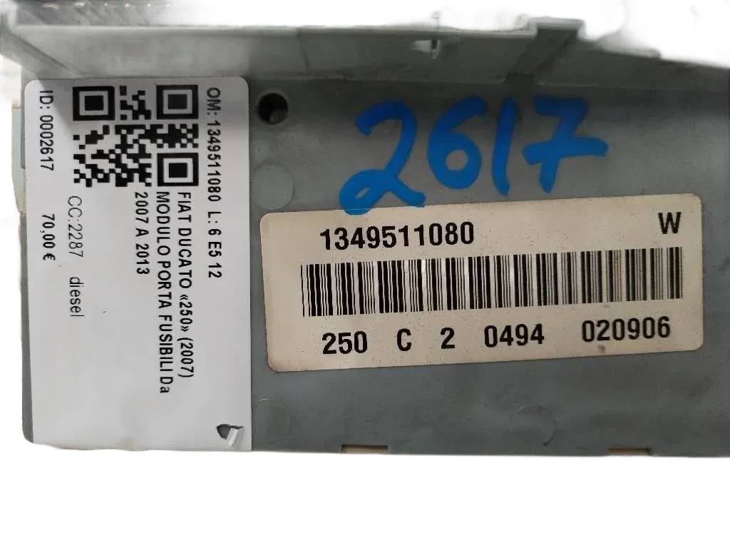 Centralina BCM FIAT Ducato 5° Serie