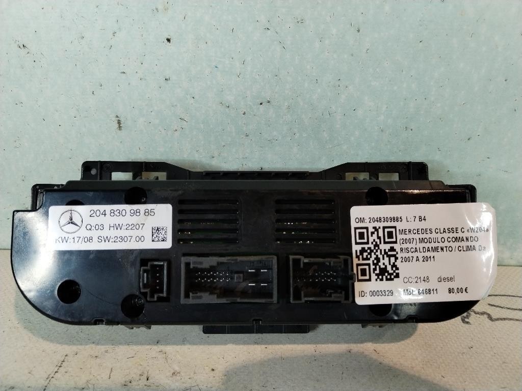 Comandi Clima MERCEDES Classe C Berlina W204
