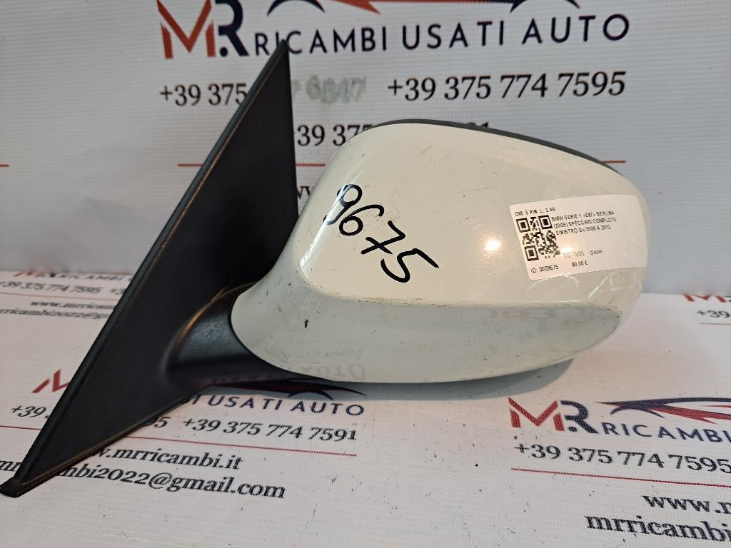 Specchietto Retrovisore Sinistro BMW Serie 1 Serie (E87) (04>07)
