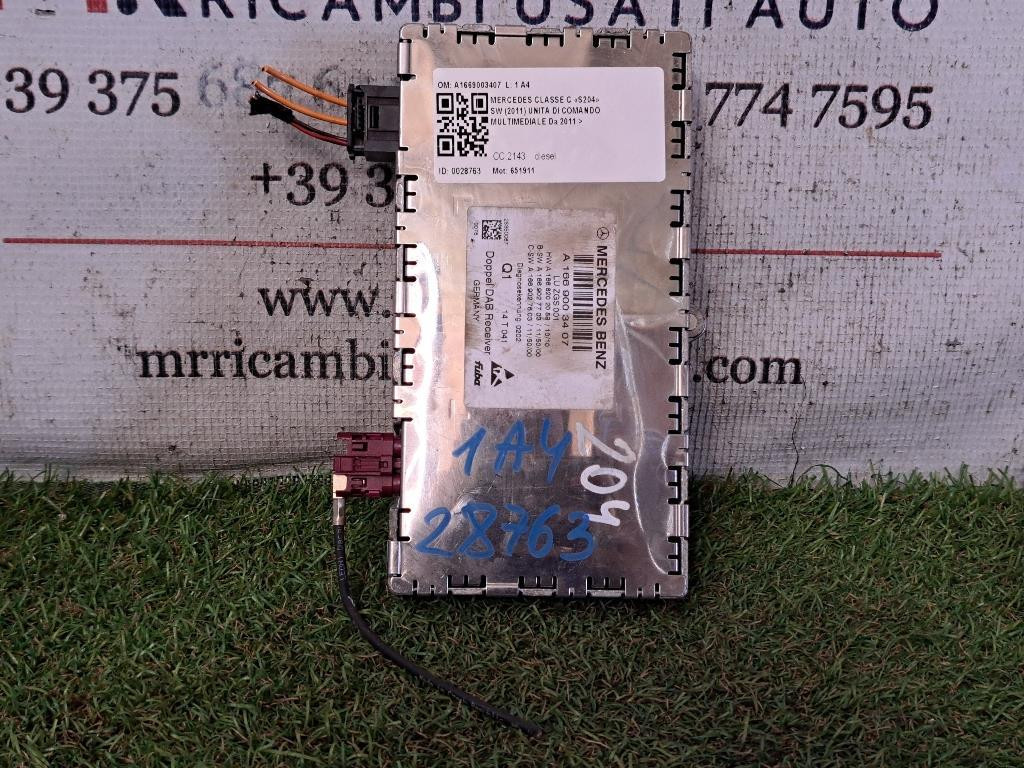 Unità di controllo multimediale navigatore GPS MERCEDES Classe C S. Wagon W204