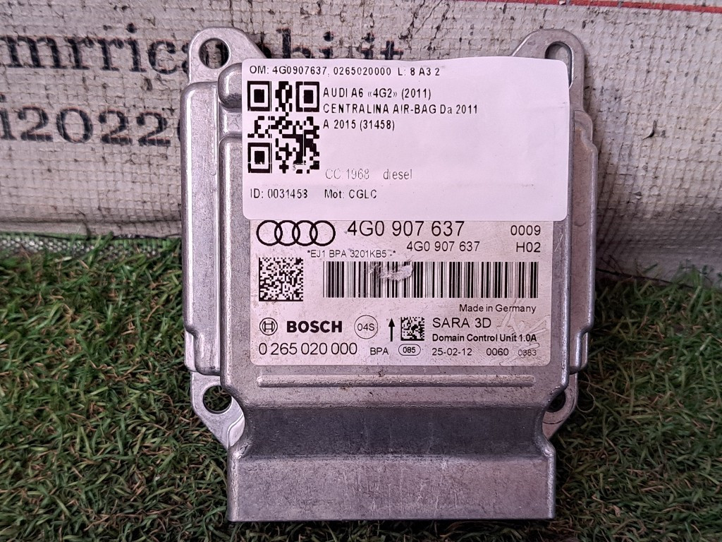 Centralina Airbag AUDI A6 Berlina Serie C7 (4GC) (11>)