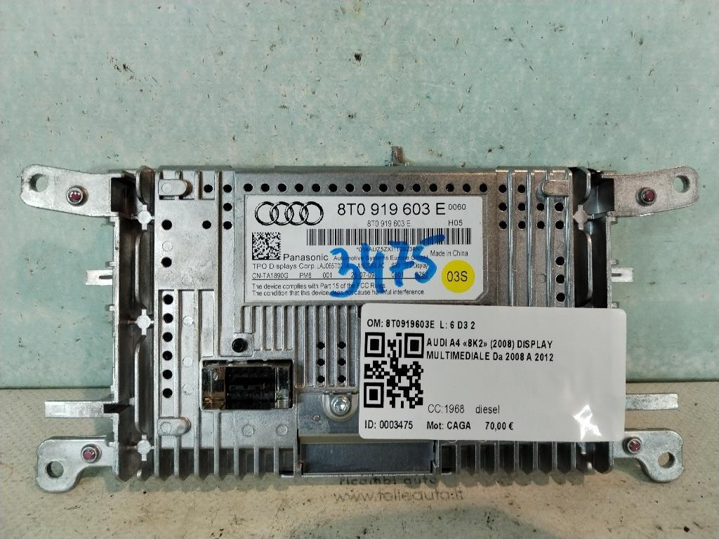 Display AUDI A4 Avant (8K5) (08>15)