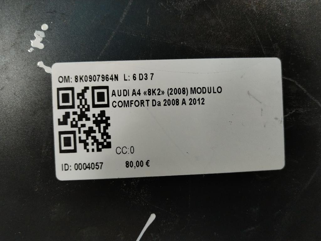 Centralina Comfort AUDI A4 Avant (8K5) (08>15)