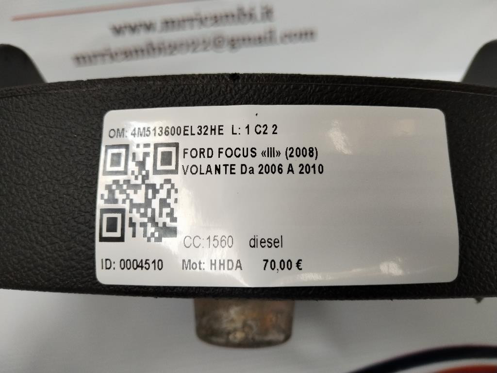Volante FORD Focus Berlina 3° Serie