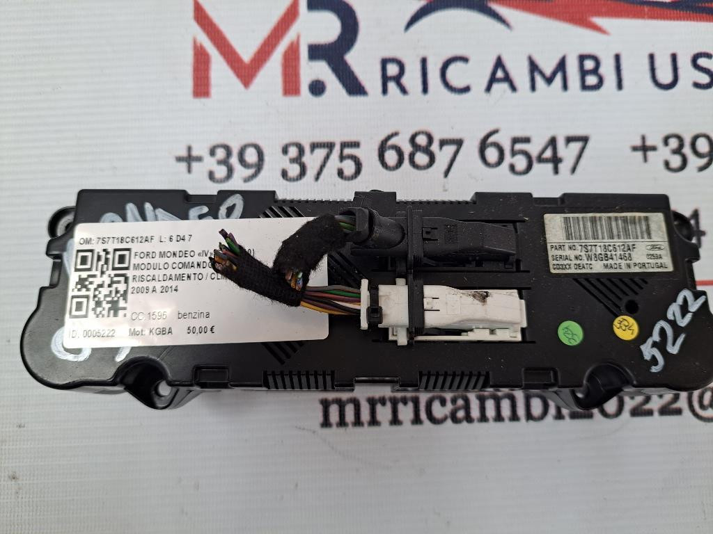 Comandi Clima FORD Mondeo Berlina 6° Serie