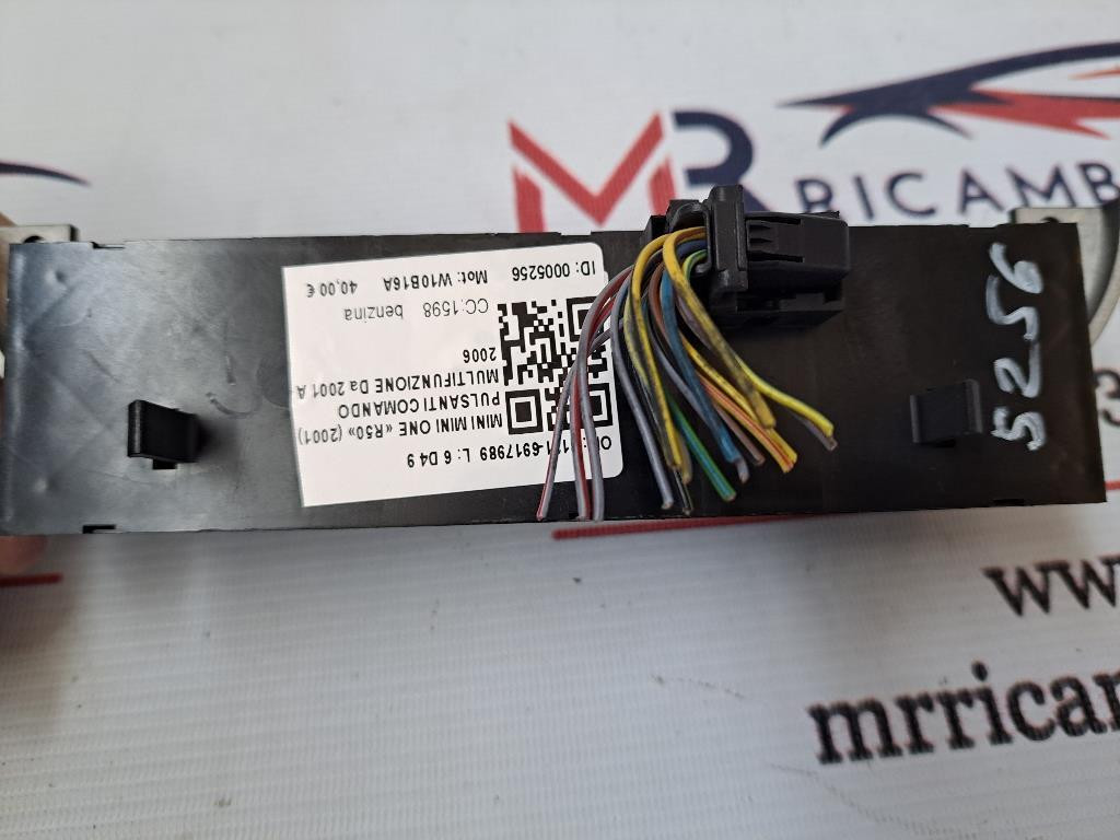 Pulsantiera Centrale MINI Cooper 1°  Serie