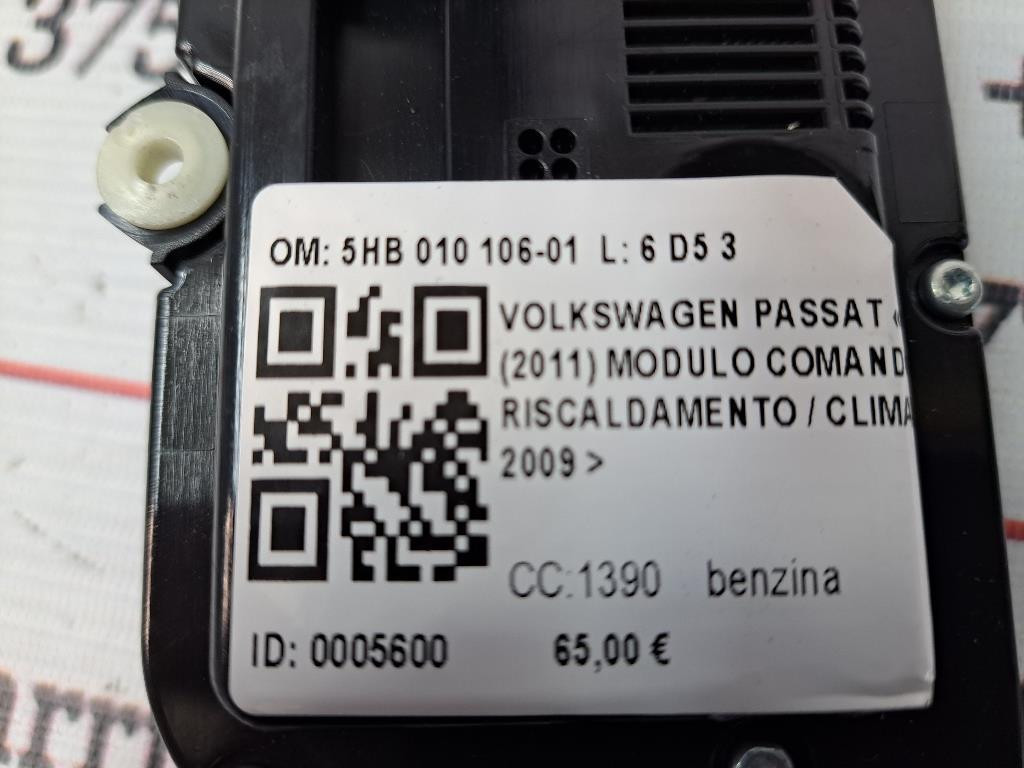 Comandi Clima VOLKSWAGEN Passat Berlina 5° Serie