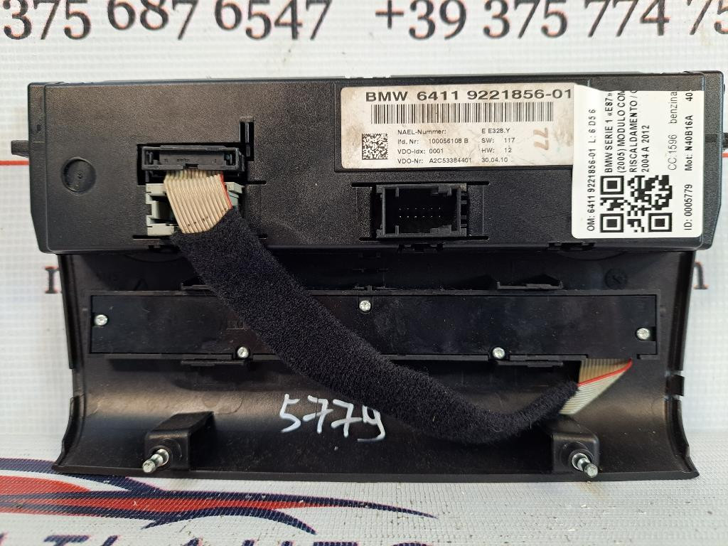 Comandi Clima BMW Serie 1 Serie (E87) (04>07)