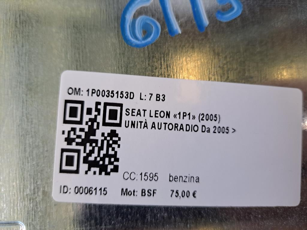 Autoradio SEAT Leon 2° Serie