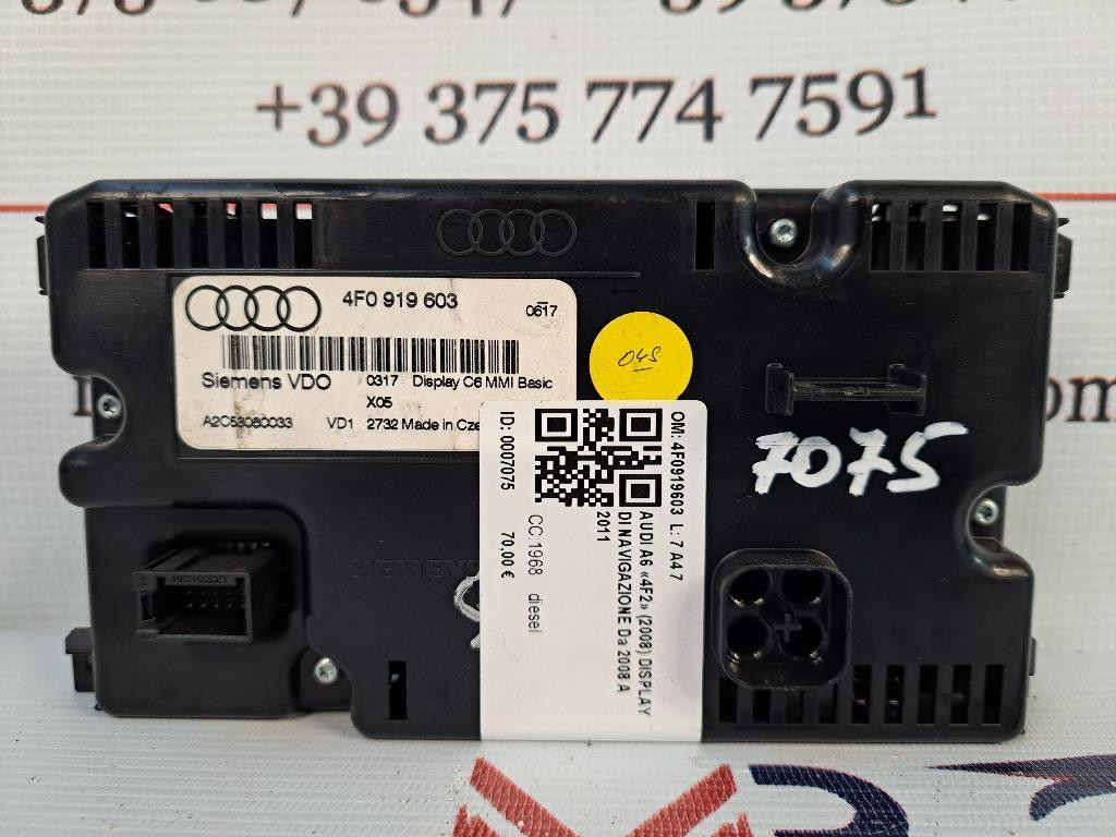 Display AUDI A6 Berlina Serie C6 (4F2) (04>12)