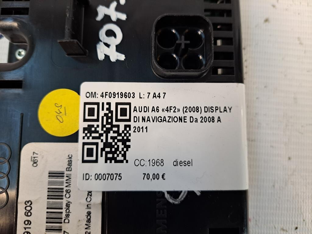 Display AUDI A6 Berlina Serie C6 (4F2) (04>12)