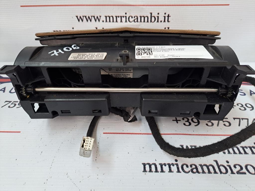 Display MERCEDES Classe C Berlina W204