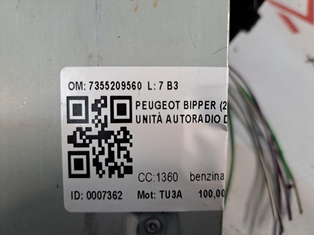 Autoradio PEUGEOT Bipper 1° Serie