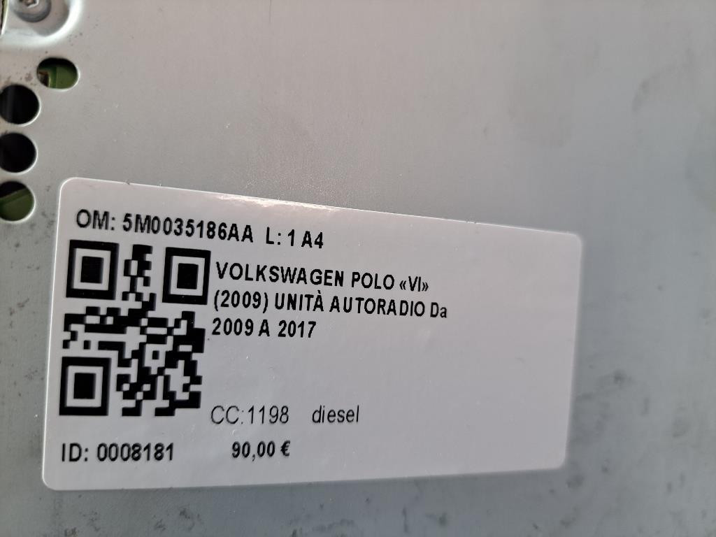 Autoradio VOLKSWAGEN Polo 5° Serie
