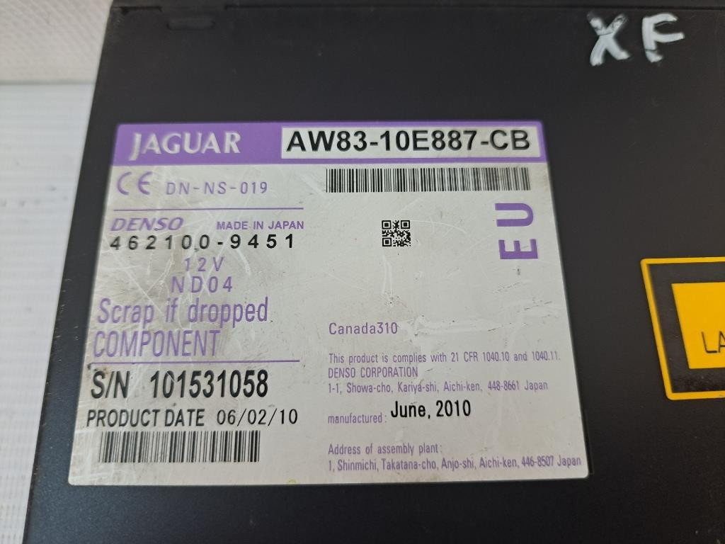 Lettore DVD JAGUAR XF Serie (08>11)