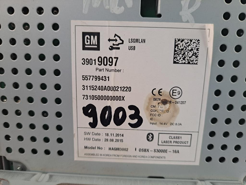 Autoradio OPEL Meriva 3° Serie