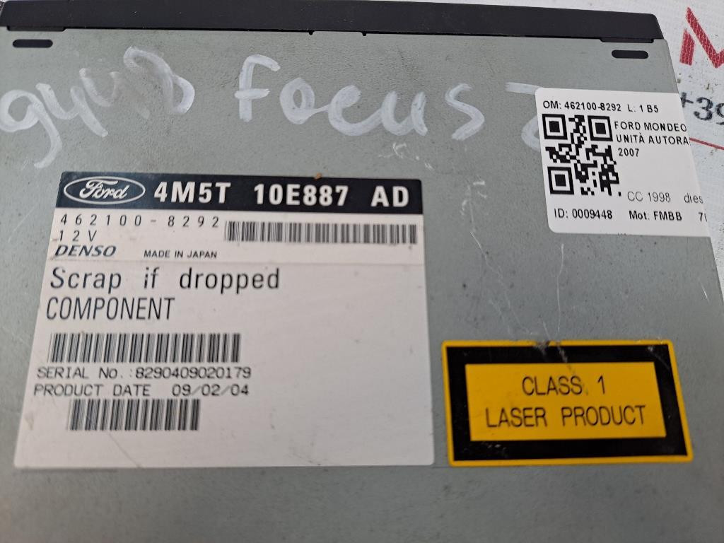 Lettore DVD FORD Focus Berlina 4° Serie