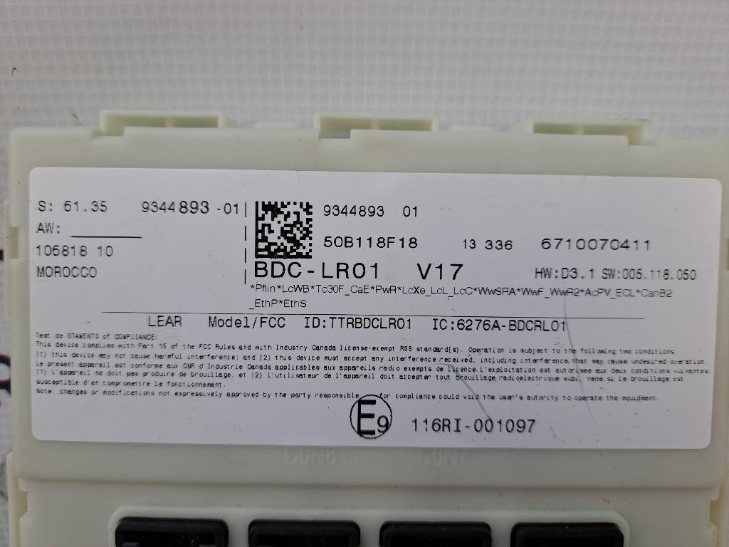 Centralina Comfort BMW X5 (F15) (13>18)
