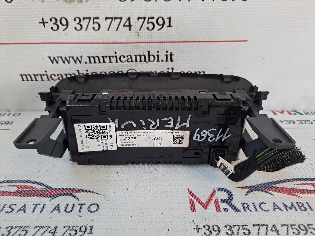 Display OPEL Meriva 3° Serie