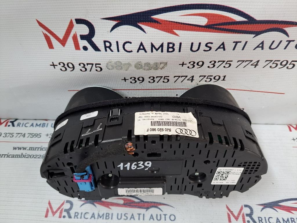 Quadro tachigrafo AUDI TT Serie (8J3) (06>14)