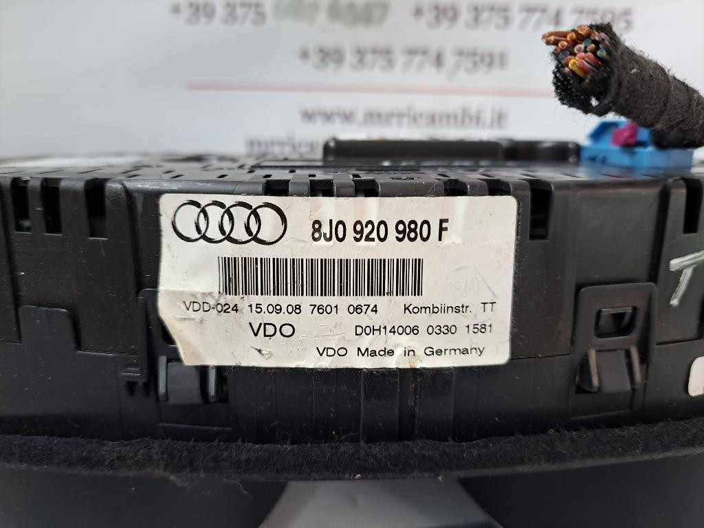 Quadro tachigrafo AUDI TT Serie (8J3) (06>14)