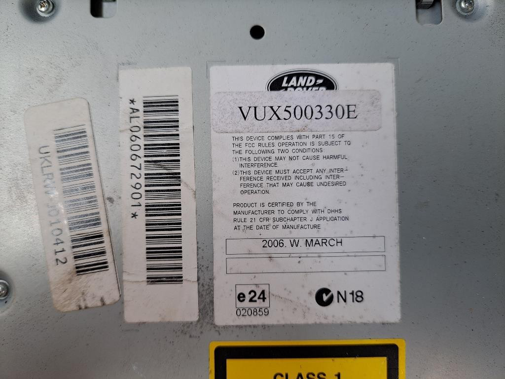 Autoradio LAND ROVER Discovery Serie III (04>10)