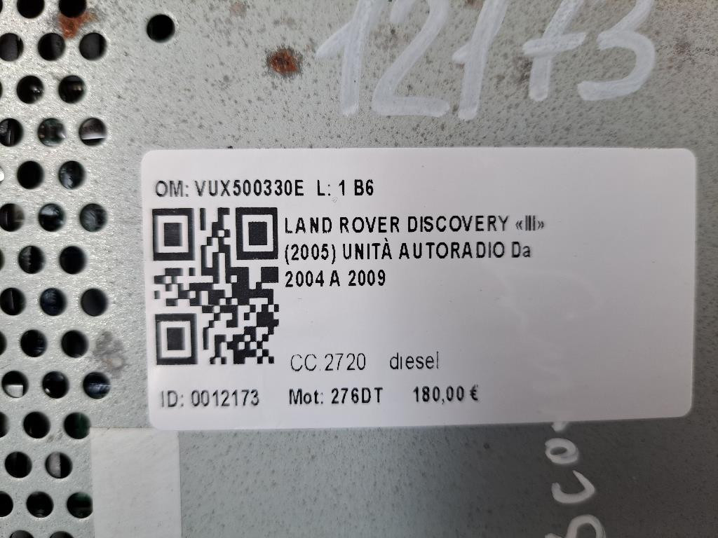 Autoradio LAND ROVER Discovery Serie III (04>10)